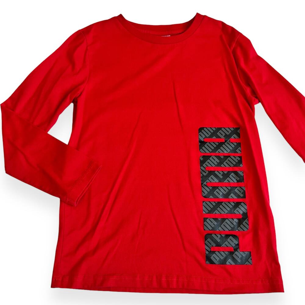 Puma Red Graphic Tee M 10-12